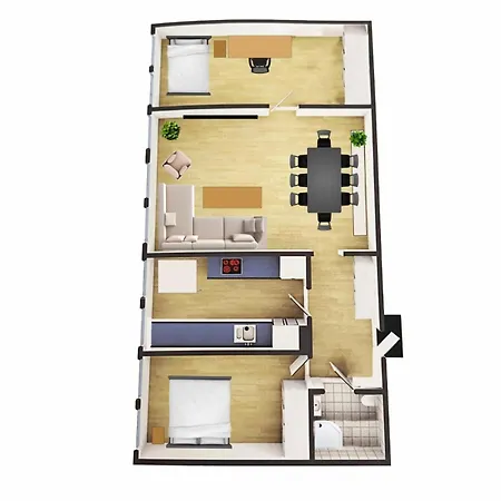 Dinbnb L 700m To Aquarium I 6th Floor And Elevator - Value For The Money Appartement